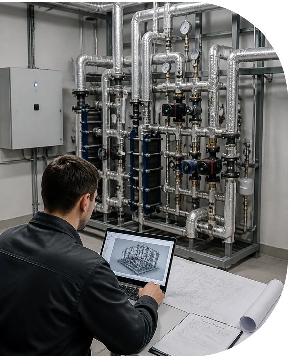 Проектирование индивидуального теплового пункта в Саранске