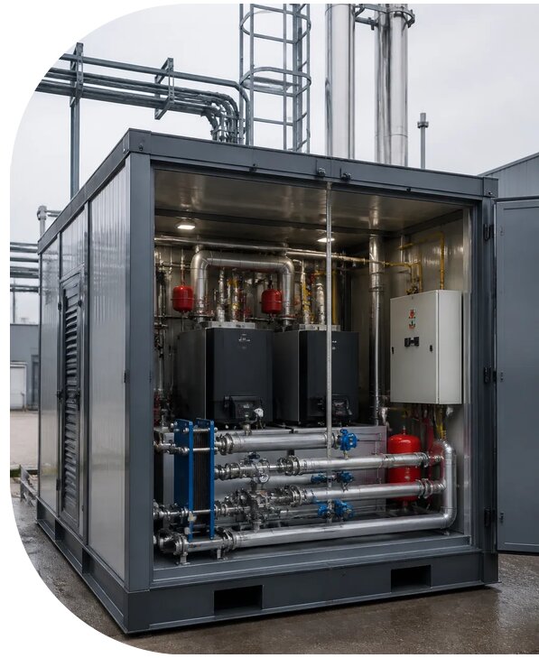 Модульная котельная под ключ в Саранске от 1580400 р. | АПаруса-Срн