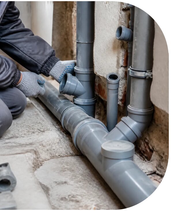 Монтаж внутренней канализации домов и объектов в Саранске